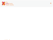 Tablet Screenshot of corefamilyhealth.com